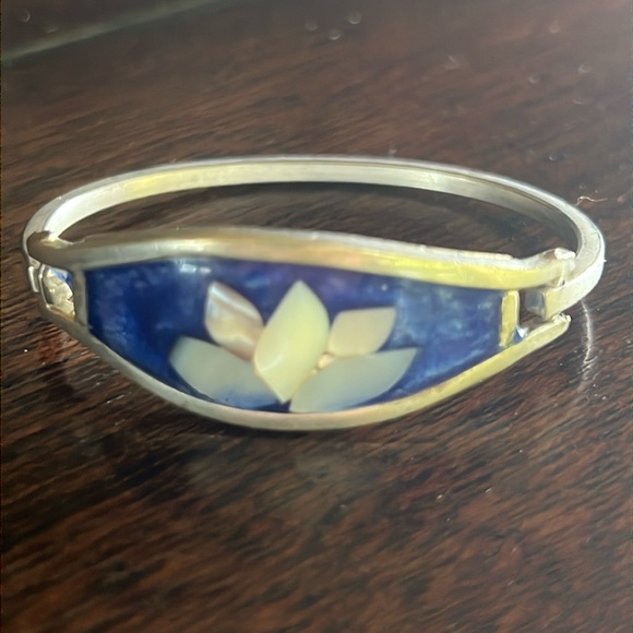 Mexican Alpaca Hinge Bracelet (small wrist) - Picture 1 of 7